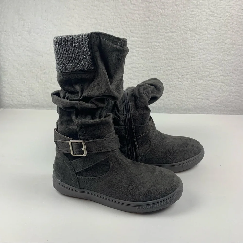 DV by Dolce Vita Girls Styley Fashion‎ Boot Charcoal Gray Size 13 NWOB 7054